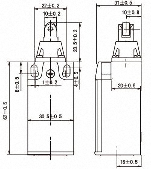 wymiary przecznika SN4112